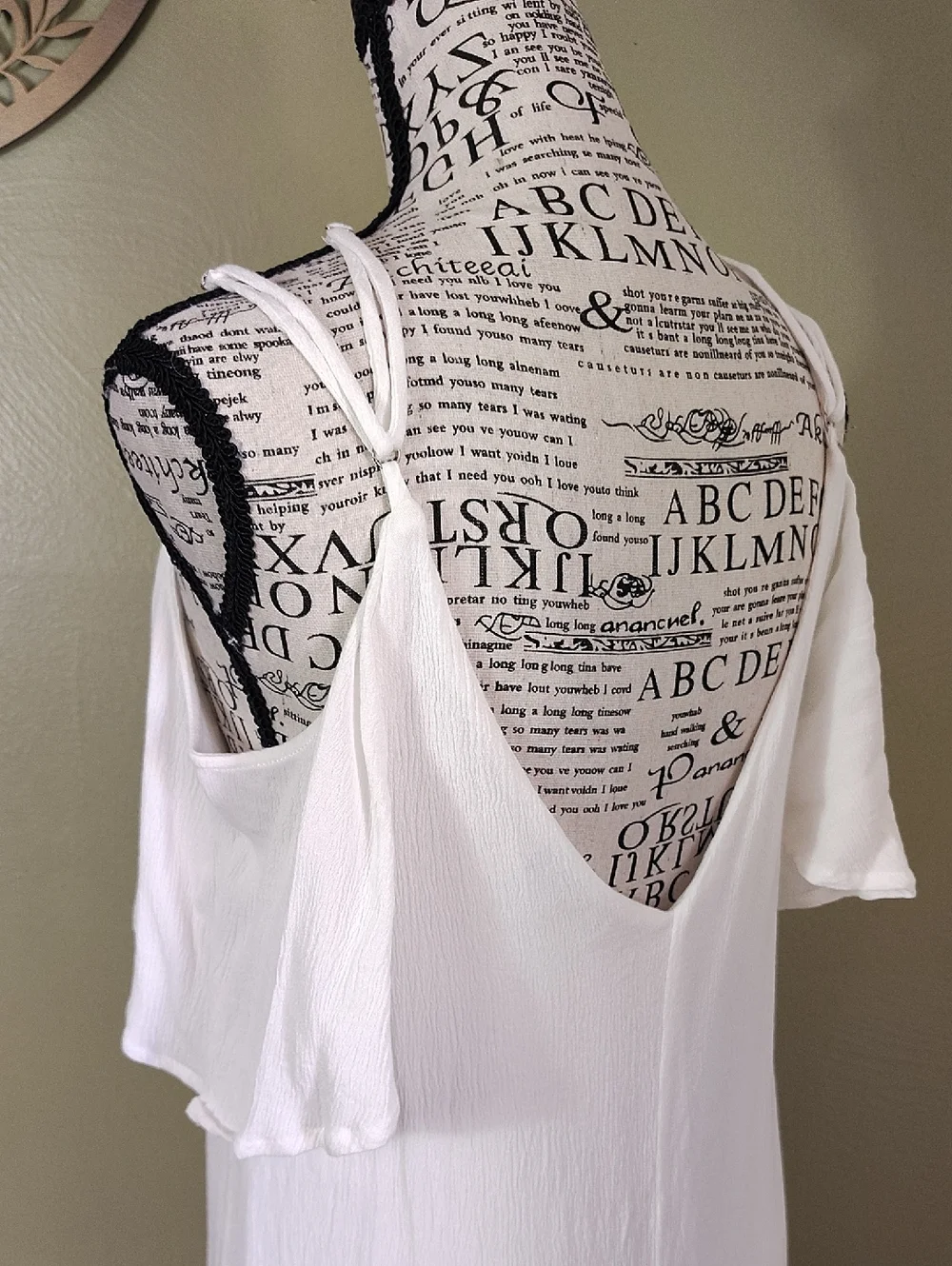 Lulus Afterglow White Strappy Cold Shoulder Mini Shift Dress‎ Large